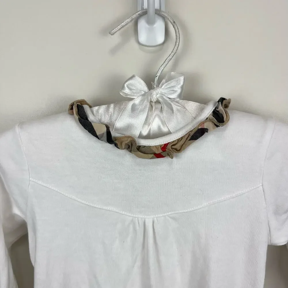 Burberry baby white